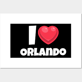 I love Orlando Posters and Art